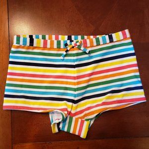 NWT Hanna Andersson Striped Bathing Shorts Sz 150